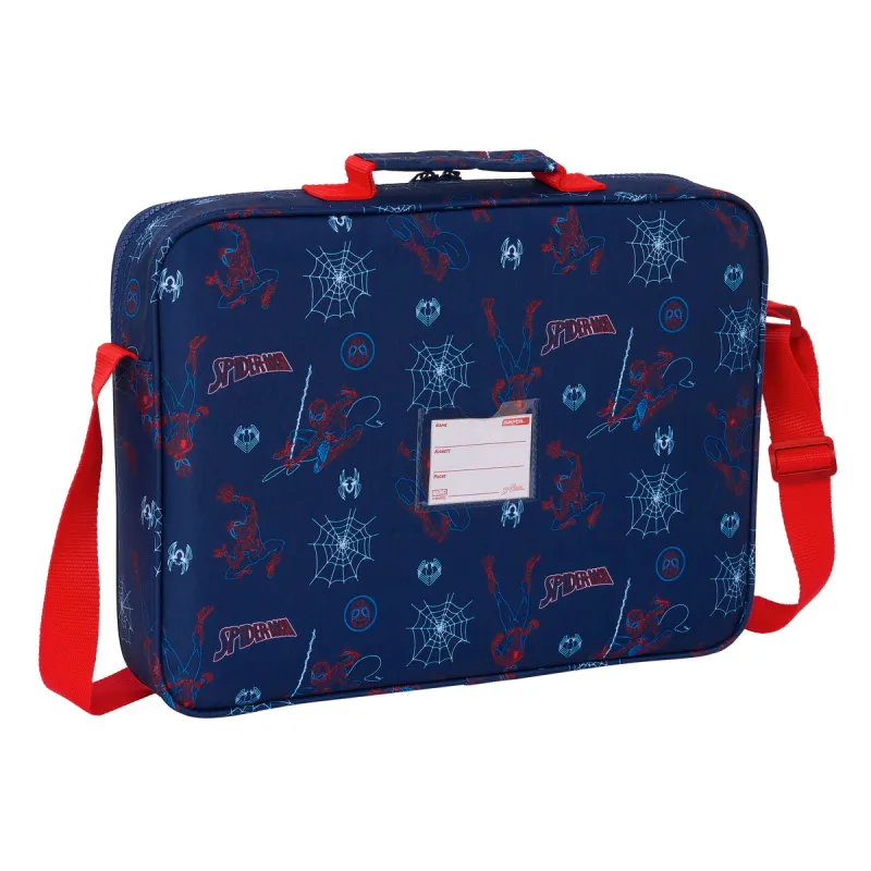Skolas soma Spider-Man Neon Tumši Zils 38 x 28 x 6 cm